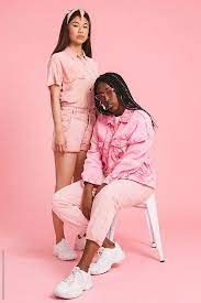 Start taking unusual photos of ordinary things following these indoor photo ideas. Teenager Portraits In Pink Stocksy United In 2021 Friends Photoshoot Ideas Fashion Photoshoot Studio Creative Photoshoot Ideas