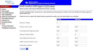 Nc Child Support Calculator Worksheet A Redwoodsmedia