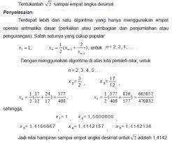 Dapat digunakan jika diperlukan pemahaman dan keterampilan dalam bertanya. Metode Numerik Galat Fairuz El Said