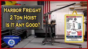 Here we unbox and assemble my new 2 ton harbor freight engine hoist. 2 Ton Capacity Foldable Shop Crane