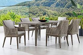 Check spelling or type a new query. Brayden Studio Bletchley 9 Piece Outdoor Patio Dining Set Wood Wicker Rattan Polyrattan In Gray White Size 32 H X 126 W X 81 D Wayfair Accuweather Shop