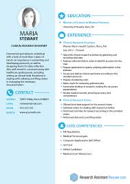clinical research assistant resume