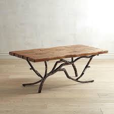 We are currently working with six logging/sawmill. Rustic Brown Tree Branches Coffee Table