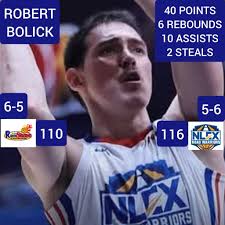 NEARING THE EXIT 🛣️ Robert Bolick sparks eight unanswered buckets for the  NLEX Roard Warriors to pull away against Barangay Ginebra San Miguel by the  end of the third quarter of the
