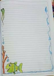 | see more about notebook, study and. 30 Ø¯ÙØ§ØªØ± Ideas Decorate Notebook Page Borders Design Colorful Borders Design