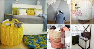 13 Diy Laundry Baskets And Hampers That Make Organizing Laundry Quick And Easy Diy Crafts