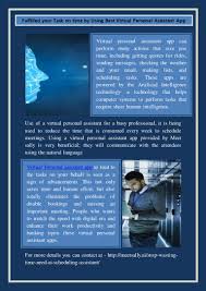 Make a virtual meeting fun by adapting your meeting style to overcome the challenges of digital communication. Get Best Virtual Personal Assistant App