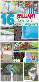 These backyard water park are available in many fun variants. 16 Brilliant Ideas To Create Your Own Diy Backyard Waterpark Backyard Water Fun Backyard Water Parks Backyard Water Park