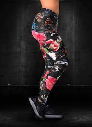 Floral Motorcycle Leggings Ridezza Biker Outfit Floral Leggings Outfit Accessories