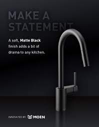 Moen matte black kitchen faucet. Moen Matte Black One Handle Pulldown Kitchen Faucet Walmart Com Walmart Com