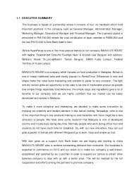 Malaysian communications and multimedia commission, 2018. Ent300 Business Proposal
