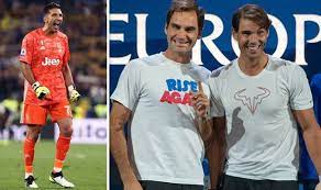 Car si l'on en croit les indiscrétions du tournoi, rafael nadal et cristiano ronaldo ont passé plus de temps dans les vestiaires que l'espagnol sur le court face à un. Buffon Hails Roger Federer And Rafael Nadal In Lionel Messi And Cristiano Ronaldo Claim Tennis Sport Express Co Uk