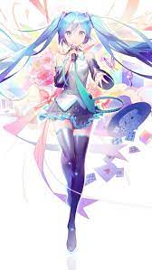 ボーカロイド 初音ミク iphone8 plus 1080 x 1920 壁紙 wallpaperboys com 初音ミク 可愛い カワイイアニメ アニメキャラクター