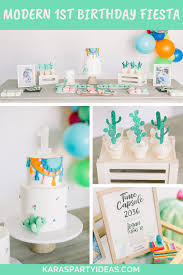 Fiesta americana grand, cabo san lucas. Kara S Party Ideas Modern 1st Birthday Fiesta Kara S Party Ideas