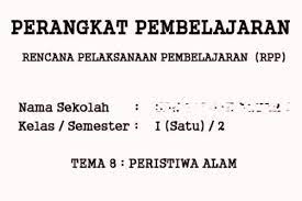 Berikut contoh rpp daring 1 lembar kelas 2 sd/mi revisi 2020. Rpp Tematik Kelas 1 Semester 2 Kurikulum 2013 Sekolahdasar Net