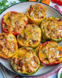 But…i like slightly spicy stuff. Easy Stuffed Peppers Recipe Healthy Fitness Meals