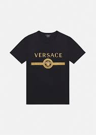 By downloading versace vector logo you agree with our terms of use. Versace T Shirt Mit Medusa Logo Stickerei Fur Herren Online Store Eu