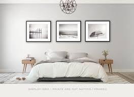 Black And White Print Set Of 3 Beach Art Set Of Three Wall Etsy In 2021 Gallery Wall Prints Grey Wall Art Large Art Prints