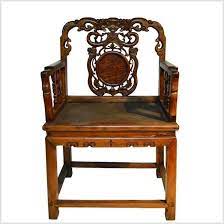 Chinese furniture is mostly in plain polished wood, but from at least the song dynasty the most luxurious pieces often used lacquer to cover the whole or parts of the visible areas. Unusual Antique Hand Carved Chinese Chair