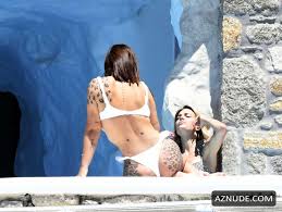 Elettra Lamborghini and Ludovica Pagani Sexy in Greece - AZNude