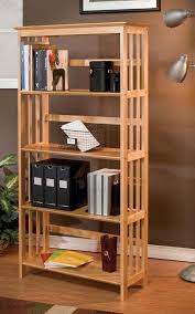 Voorhees craftsman mission oak furniture custom cherry. Mission Style Solid Wood Bookcase Overstock 3122298