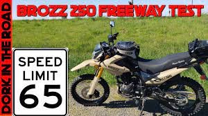 Bashan Brozz 250 Freeway Test My Tank Bag Came Off On The Freeway Youtube