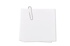 Empty Note Paper Paperclip Png Ad Paper Sheet Paperclip White Paper Clip Note Paper Paper