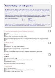 Image result for Hamilton Depression Scale