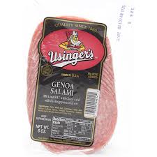 Salami genoa and salami milano are very similar and they both incorporate different proportions of raw materials. Usinger S Sliced Genoa Salami Salami Pepperoni Sendik S Food Market