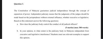 Federal constitution of malaysia introduction the federal constitution of malaya, which came into compel in 1957, is the preeminent law of malaya. Question 3 The Constitution Of Malaysia Guarantee Chegg Com