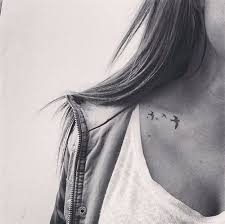 Small Birds In Flight Tattoo Birds Flying Feedpuzzle Tattoos Flying Tattoo Clavicle Tattoo