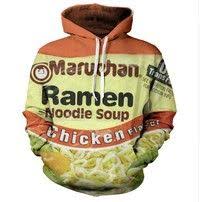 Wish New Fashion Womens Men S Ramen Noodles Chicken Funny 3d Print Casual Sweatshirt Hoodies Custom Made Cloth Custom Made Clothing Casual Sweatshirt Hoodies