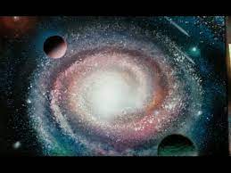 Spray Paint Art Secrets Tutorials Waves Spiral Galaxy Planets And Space Painting March 2016 Youtube