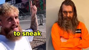 Jake Paul sneaks past security in a weird costume at a UFC event where he  was banned from entering