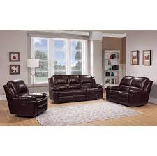 Style focused high leg recliner: Alux A Class Luxury Products Elite Collection 3 Pc Air Leather Recliner Sofa Set Chocolate Brown Best Buy Canada