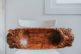 Trencher Wooden Dough Bowl