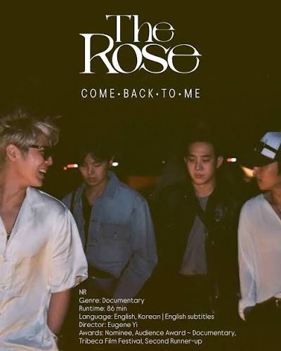The Rose: Come Back To Me” Documentary will have sneak-peek screenings at  the @laemmleglendale in Los Angeles, California, USA for one week, August  8-14, 2025. ✨ @official_therose @therosedoc Tickets 🎫🔗  https://www.laemmle.com/film/rose-come-back-me The