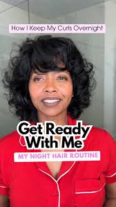 If your curls don't last… this one's for you! GRWM: This is how I keep my  curls overnight! ❤️ I AM NATURAL •Comfort first. •Hair still right in the  morning. • Save