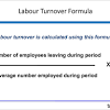 Divide the average number of employees by the number of employees who left in the month being analyzed. 1