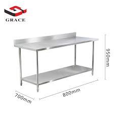 Maybe you would like to learn more about one of these? Factory Premium Durable Restaurant Kitchen Equipment Supplier Stainless Steel Working Table Grace