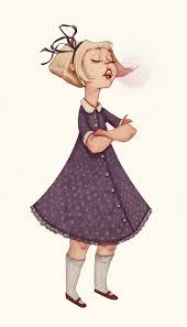 Charlie And The Chocolate Factory Character Designs By Audrey Benjaminsen Via Behance Character Illustration Female Character Design Character Design