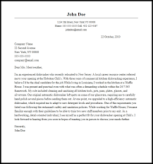 Professional Dishwasher Cover Letter Sample Writing Guide Resume Now