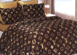 louis vuitton brown bed pattern lv designer bed sheets brown bedroom decor bed design