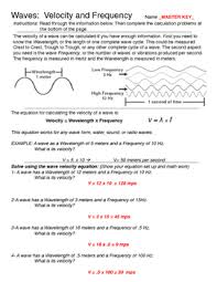 If the speed increases, then the wavelength must increase as well in order to maintain the same frequency. Waves Introduction Wave Types And Frequency Activities By Geo Earth Sciences