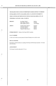 Oklahoma City Public Schools Board Meeting Minutes, 2001 by Metropolitan  Library System Oklahoma
