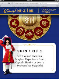 Guests can simply hop onto shopdisney.com every day . The Magical Cruise Adventure Game Sweepstakes The Disney Cruise Line Blog