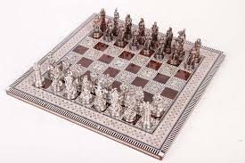 It's the phase where each player's positional understanding will be put to the test. Handcrafted Mother Of Pearl Inlaid Wooden Chess Board Metal Pieces 16 16 Ebay
