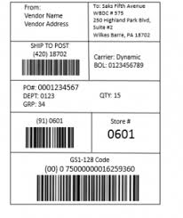 Ucc 128 label template a gs1 128 shipping label is commonly broken down into various pre defined zones. 31 Ucc 128 Label Template Labels Database 2020