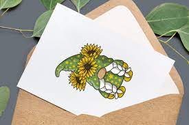 Free Free 258 Sunflower Gnome Svg SVG PNG EPS DXF File