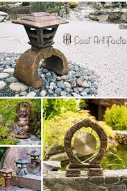 Unique Terrific Concrete Ornaments For A Japanese Garden Many Designs Of Japanese Lanterns Bud Japanese Garden Ornaments Unique Garden Decor Unique Gardens